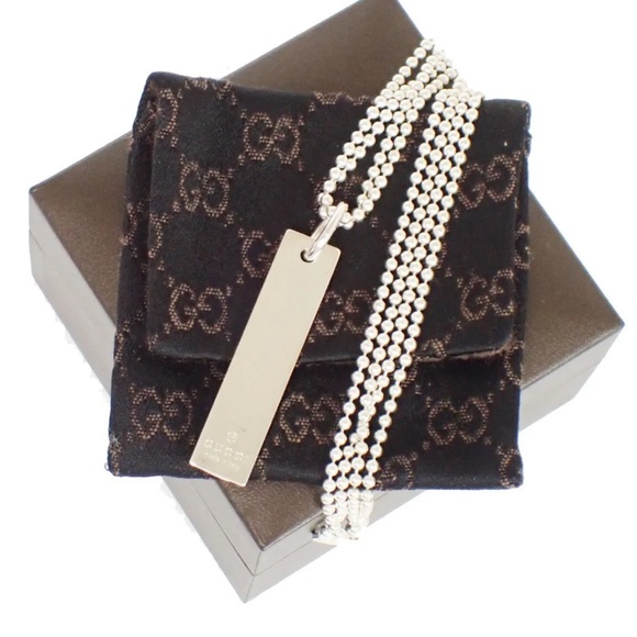 GUCCI Luxury Necklace 925 Sterling Silver - Picture 1 of 7